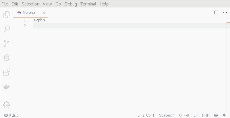 A screen capture showing how to enter your intelephense licence key into VSCode.